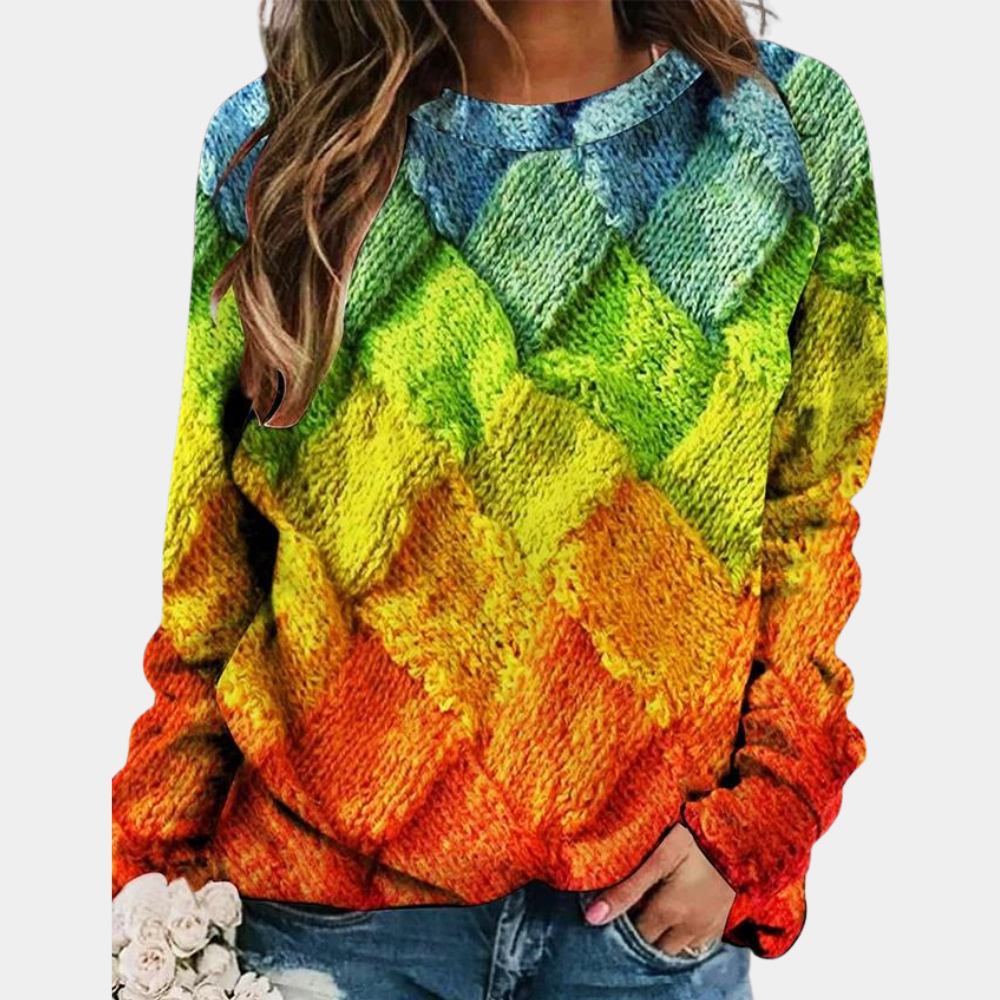 Buntowy Sweter Damski | Wygodny i Stylowy 2