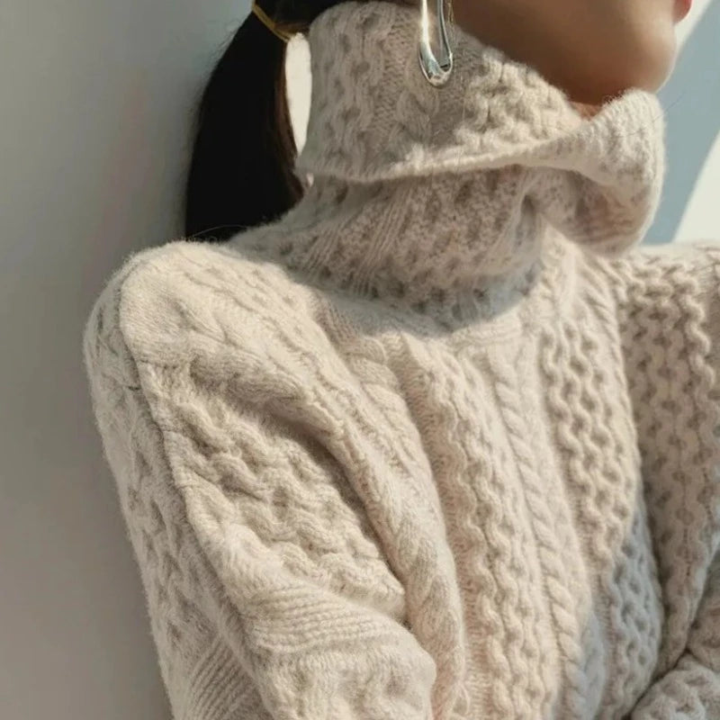 Kusi Women's Pullover | Warm High Collar, Perfect for Any Occasion 1