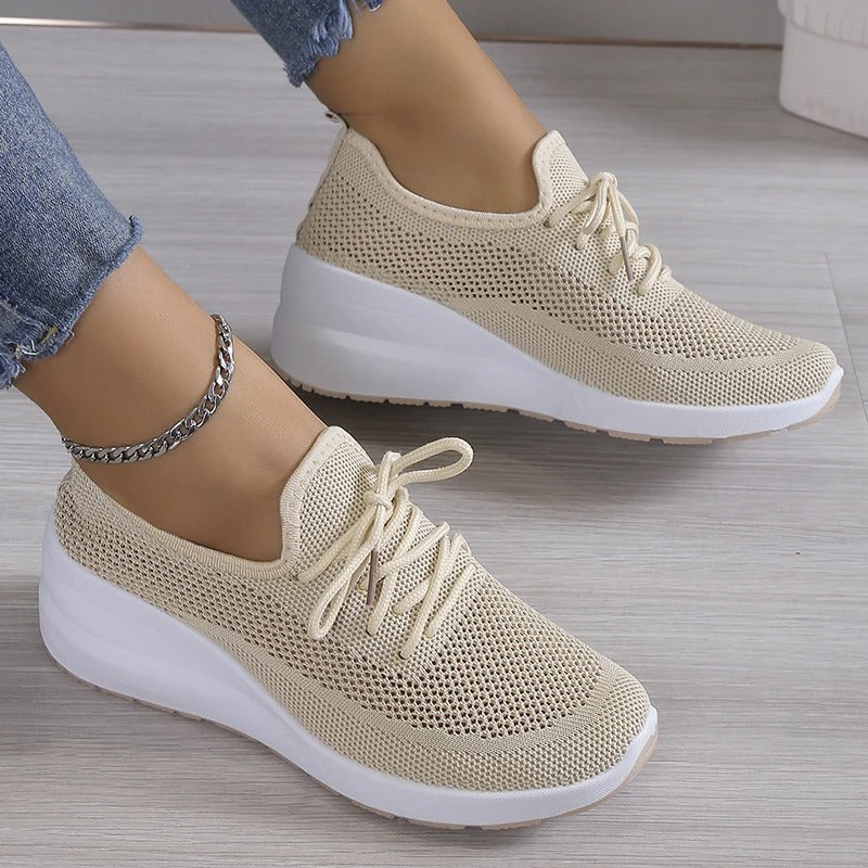 Damskie Buty Sportowe, Oddychający Materiał idealne na każdą okazję