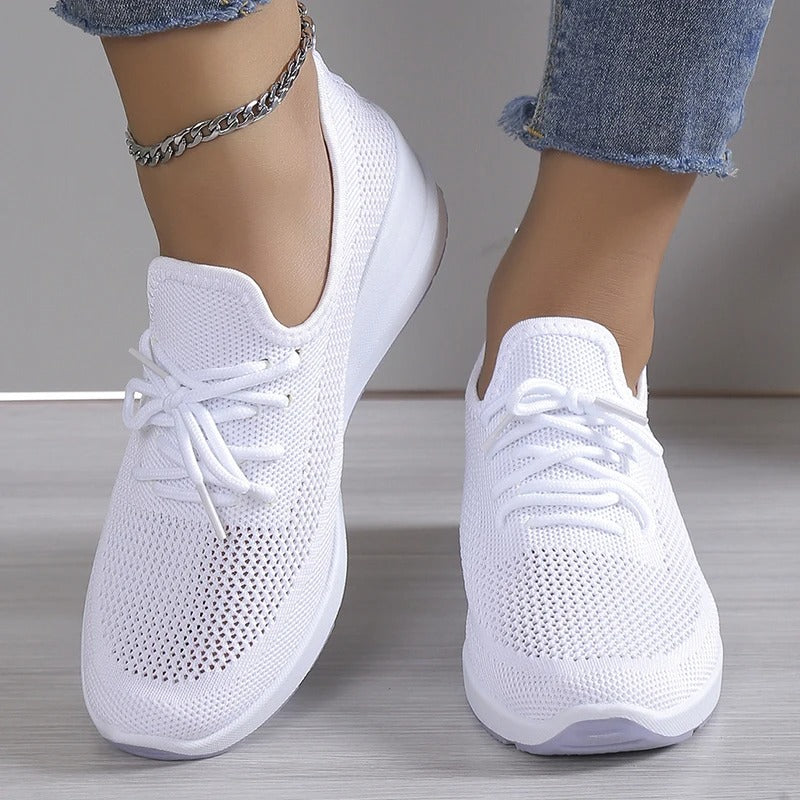 Damskie Buty Sportowe, Oddychający Materiał idealne na każdą okazję