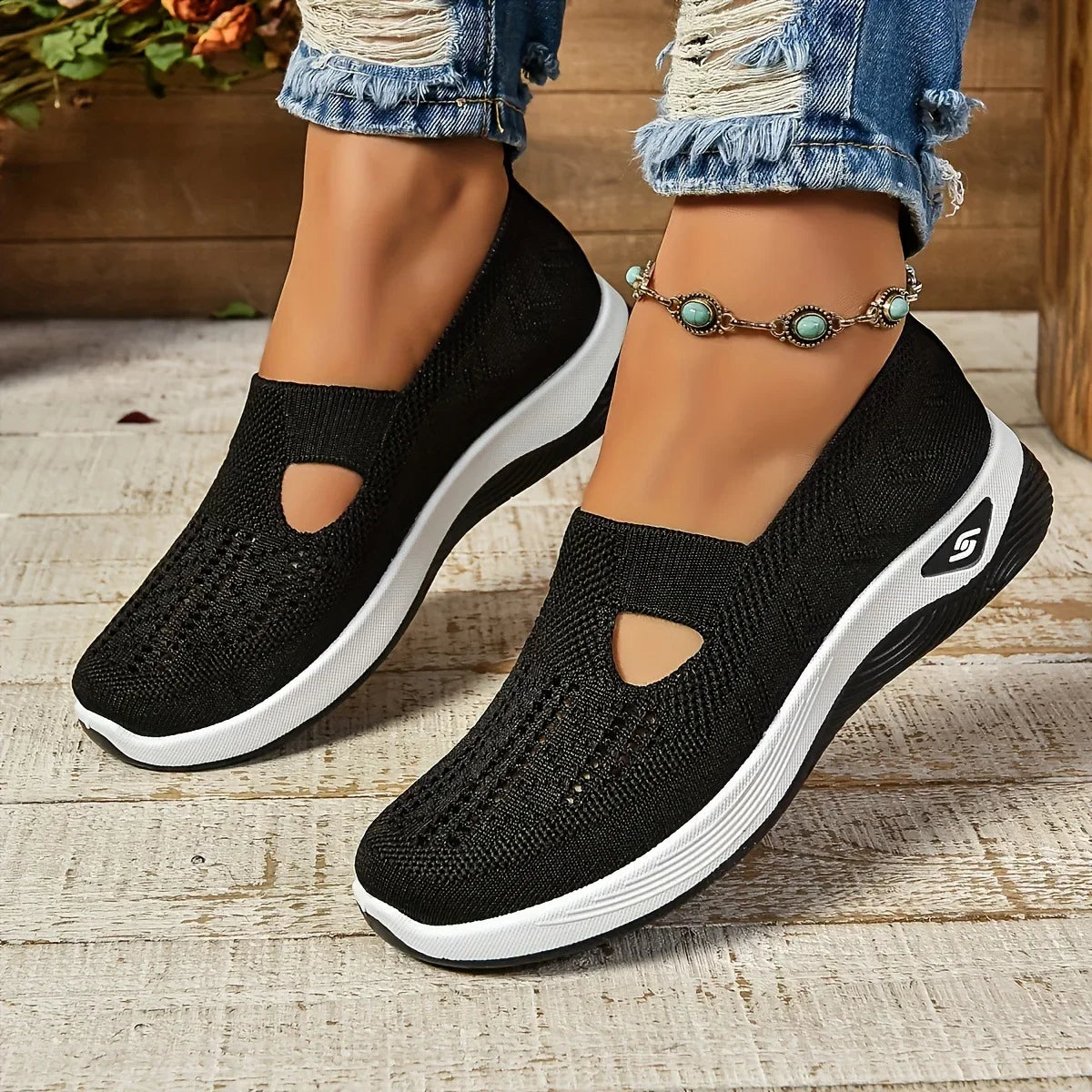 Damskie Buty Sportowe Ortopedyczna Wkładka, Oddychające