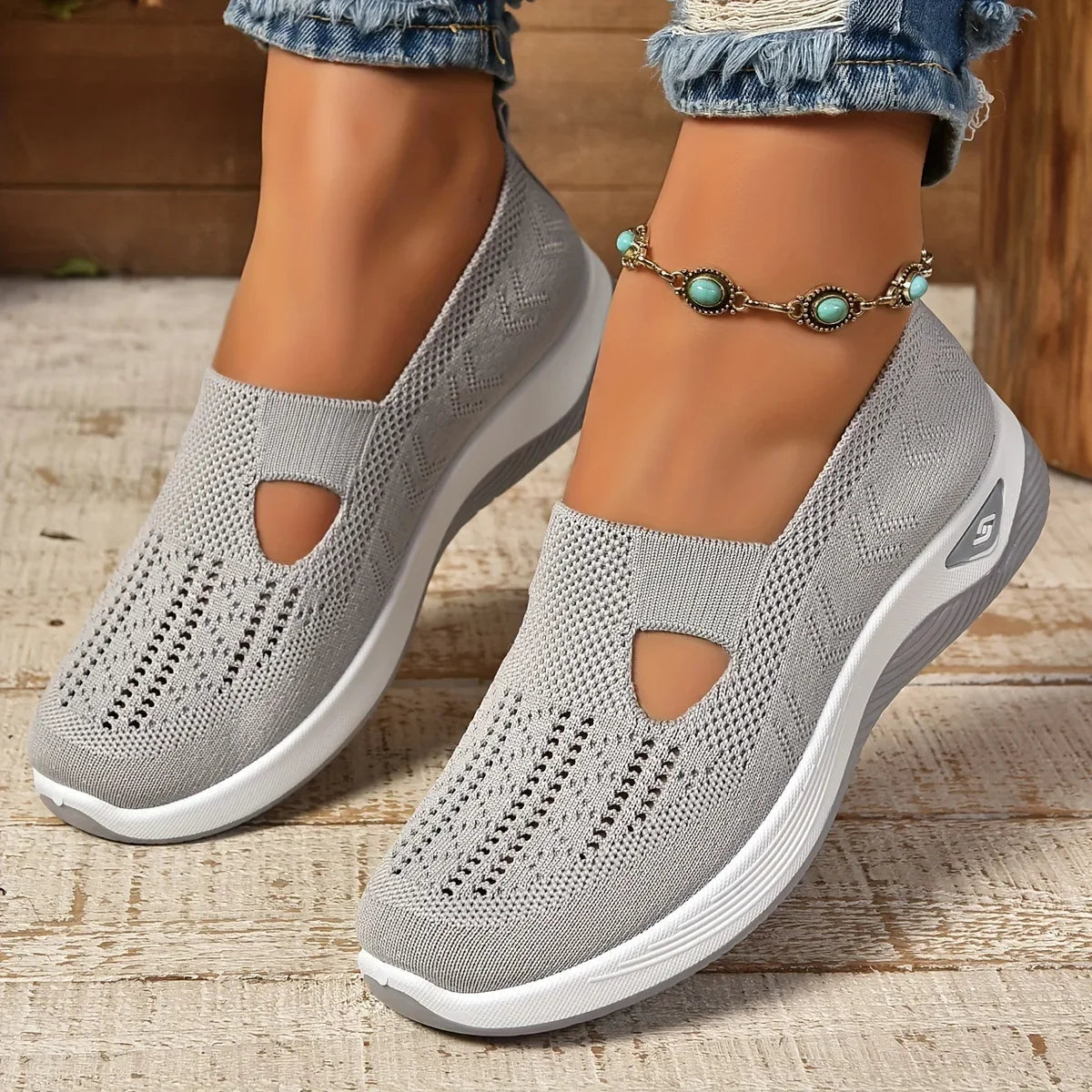 Damskie Buty Sportowe Ortopedyczna Wkładka, Oddychające