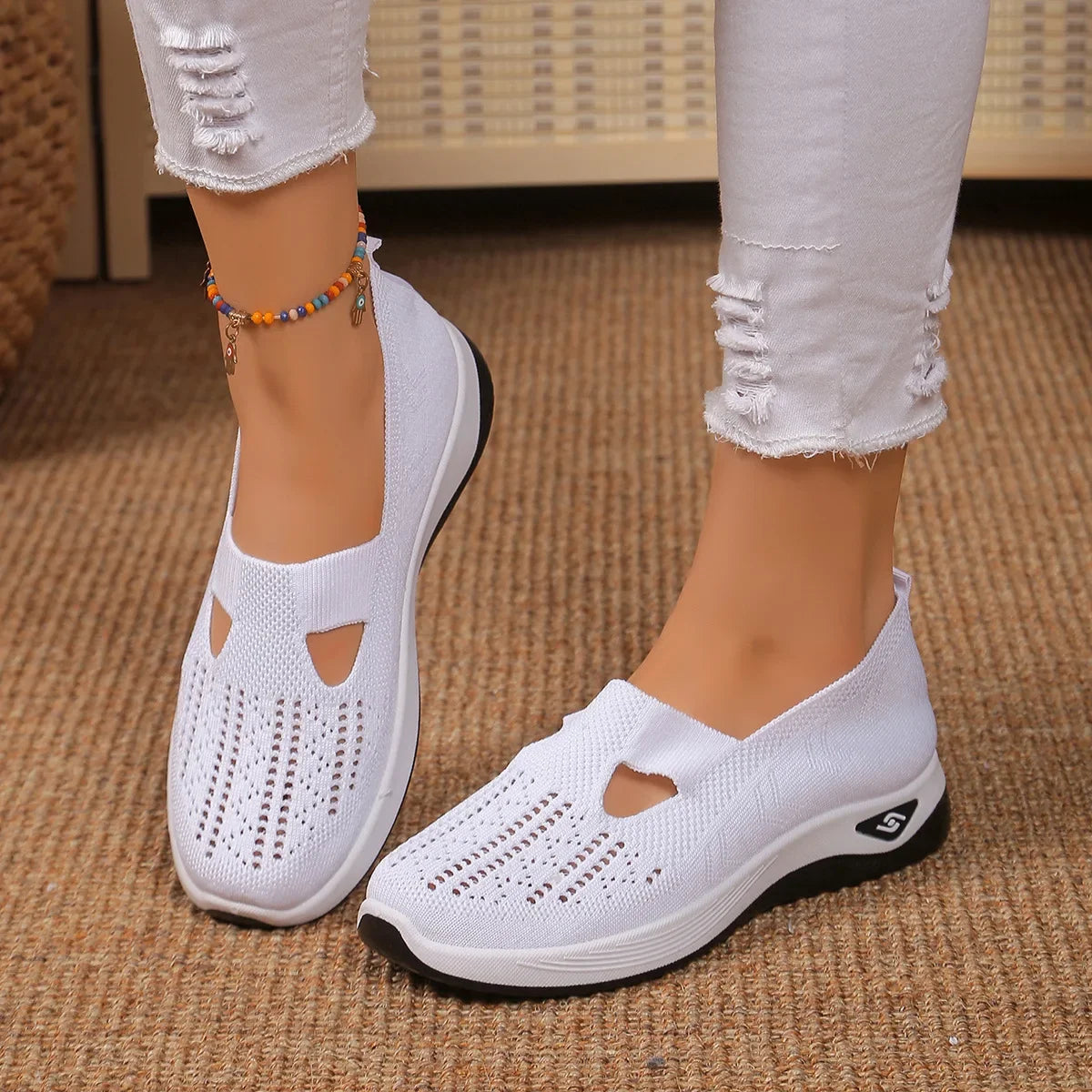 Damskie Buty Sportowe Ortopedyczna Wkładka, Oddychające