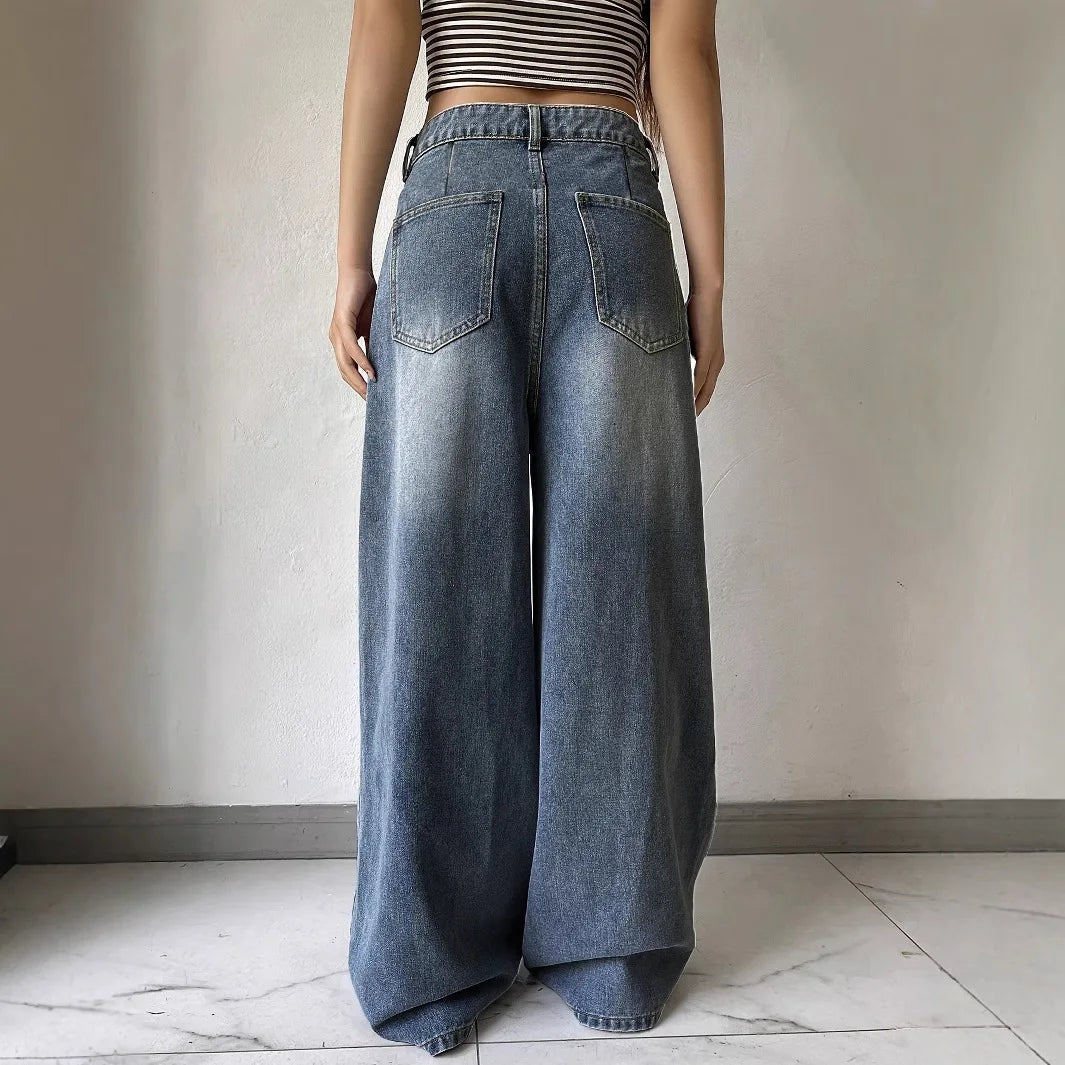 Maja Damskie Baggy Jeansy | 100% Bawełna, Klasyczny Styl 4