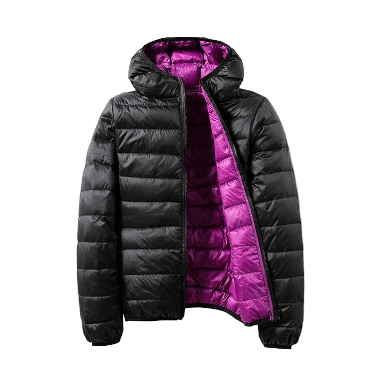Lila Women's Spring Jacket | Reversible Design with Hood 2