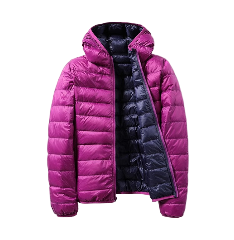Lila Women's Spring Jacket | Reversible Design with Hood 3