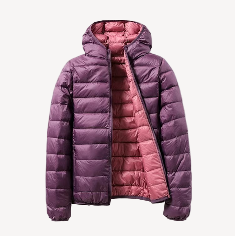 Lila Women's Spring Jacket | Reversible Design with Hood 6