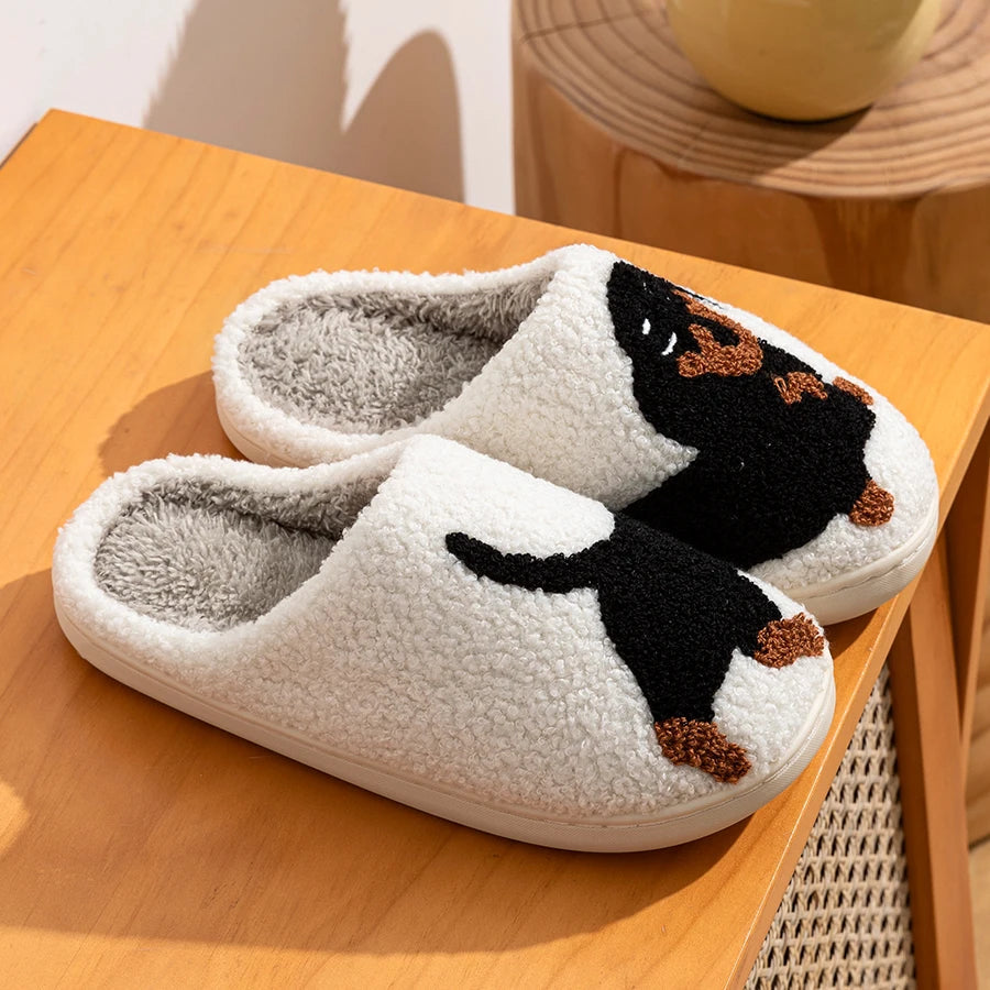 Hauzowe Kapcie Unisex | Ciepłe, Motyw Psa, Wygodne 2