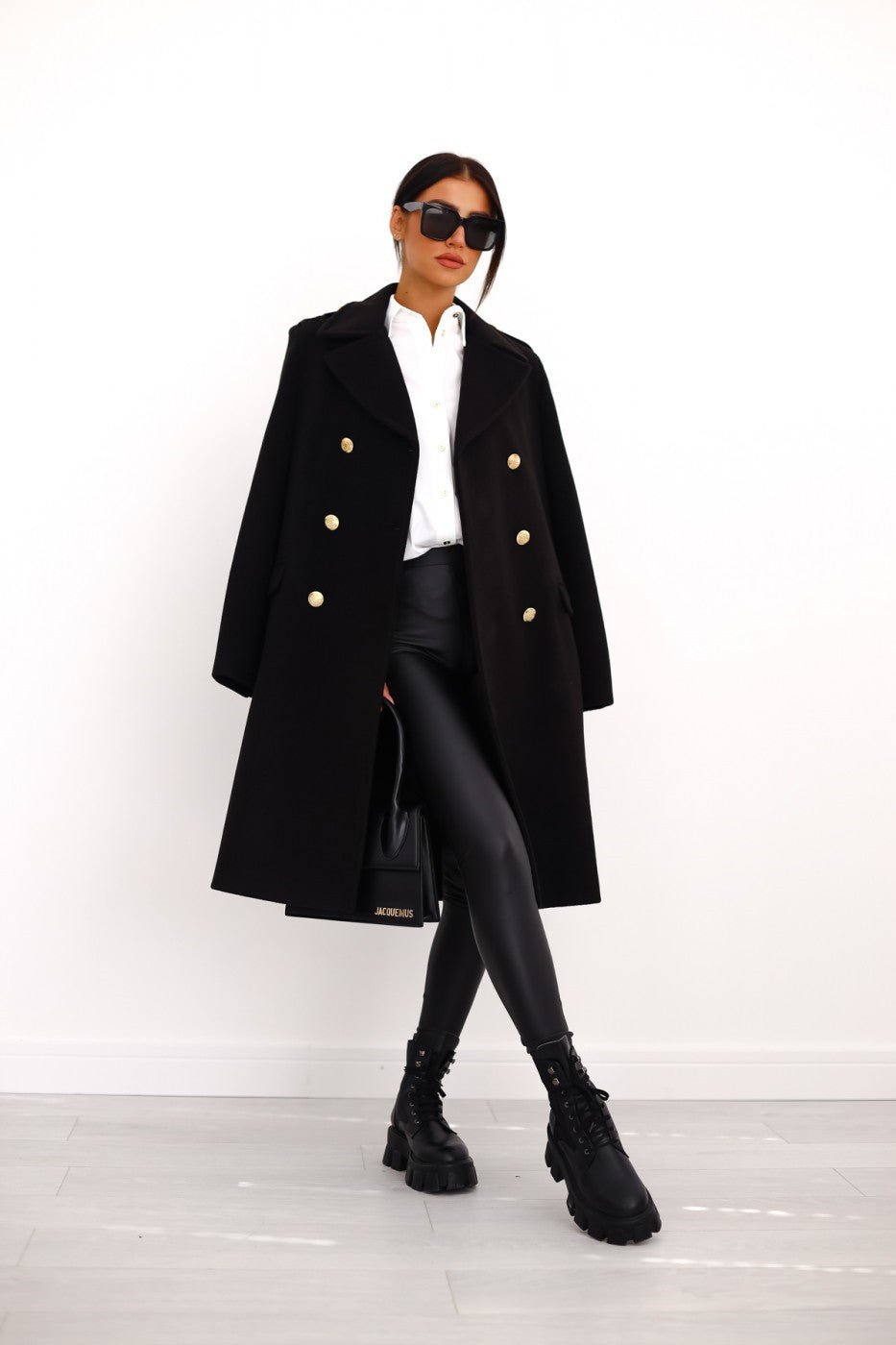 Diana Women's Winter Trench Coat | Classic Revers Collar, Elegant Beige 2