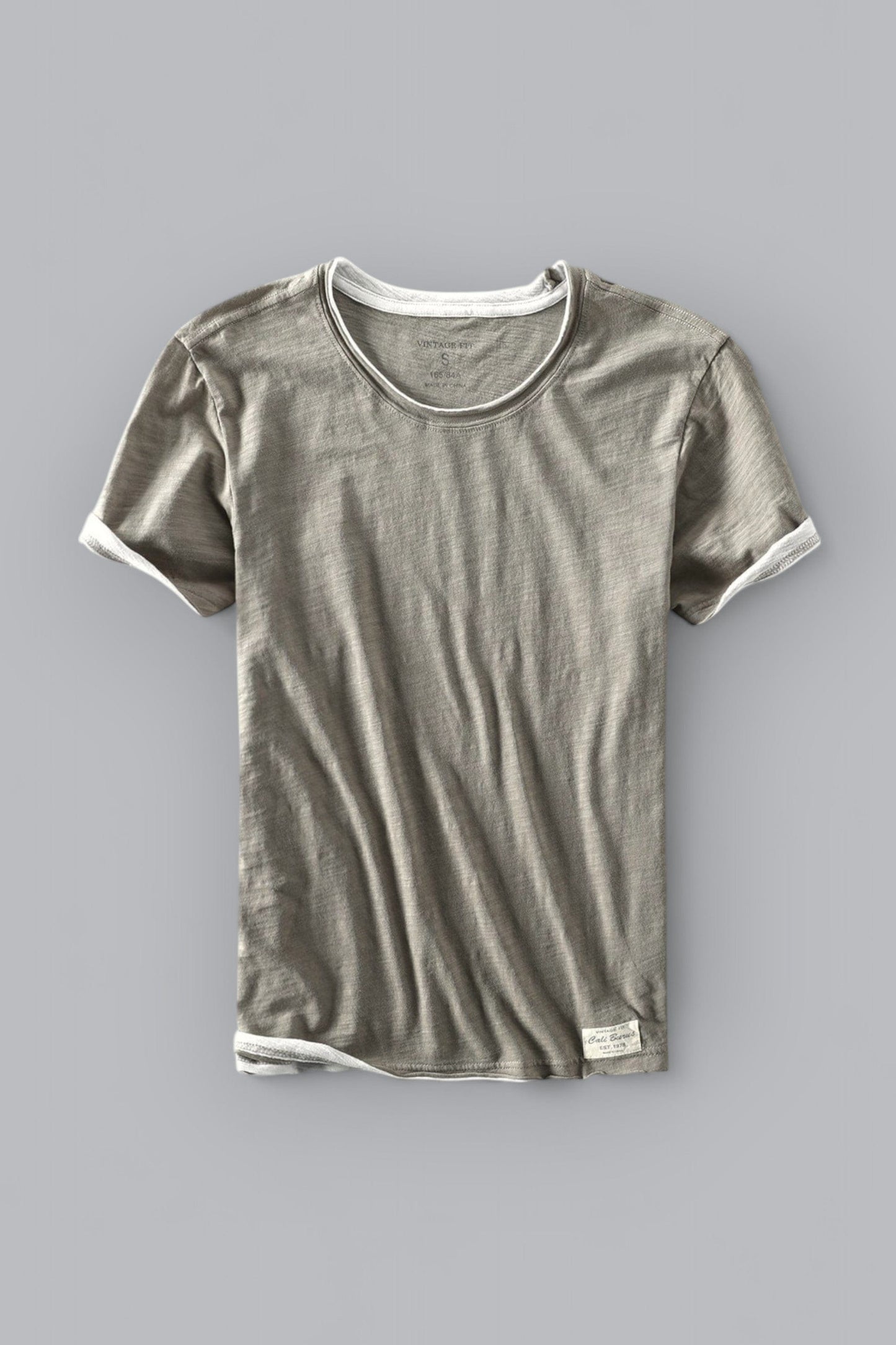 Letni Męski T-Shirt Lekki Bawełniany, Casualowy