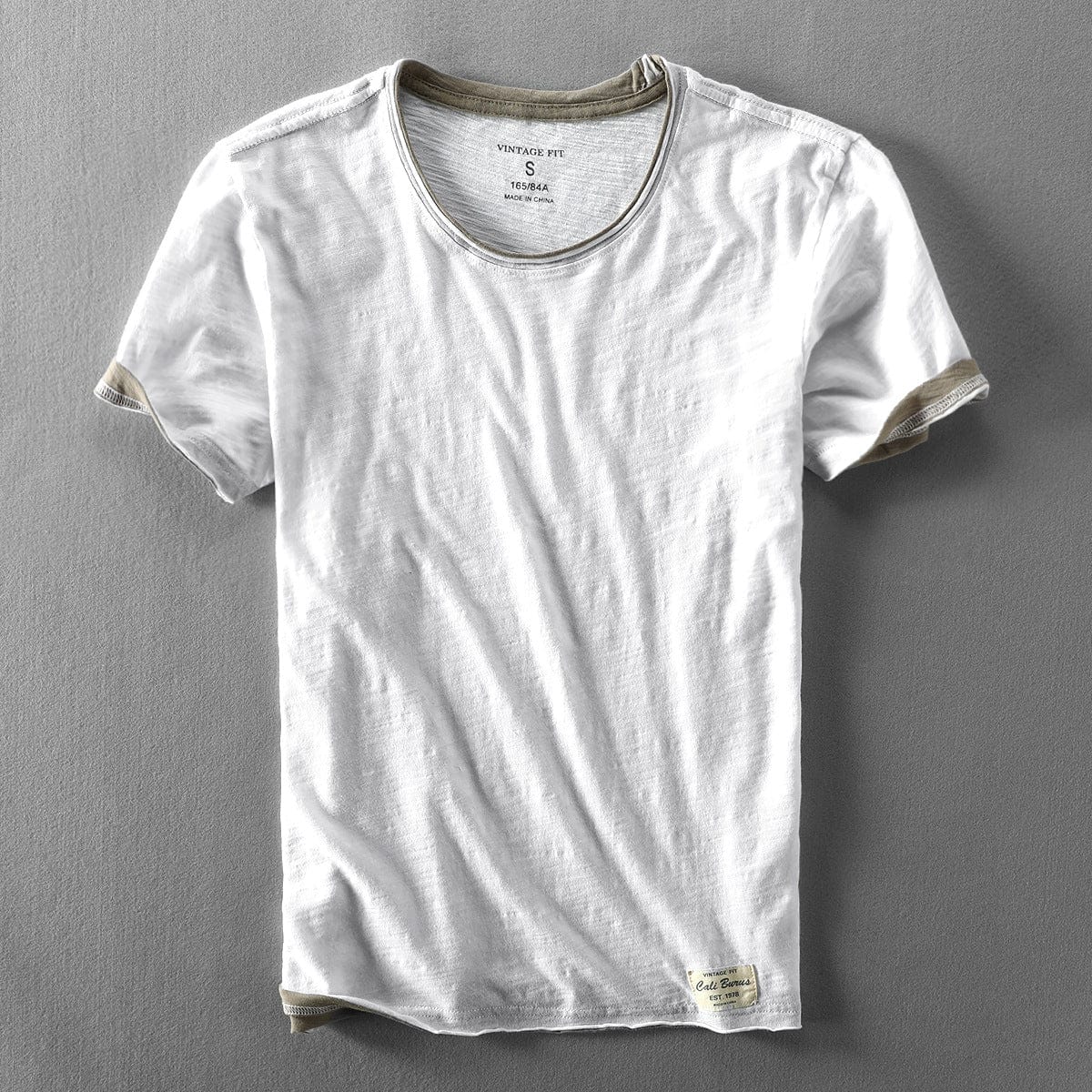 Letni Męski T-Shirt Lekki Bawełniany, Casualowy
