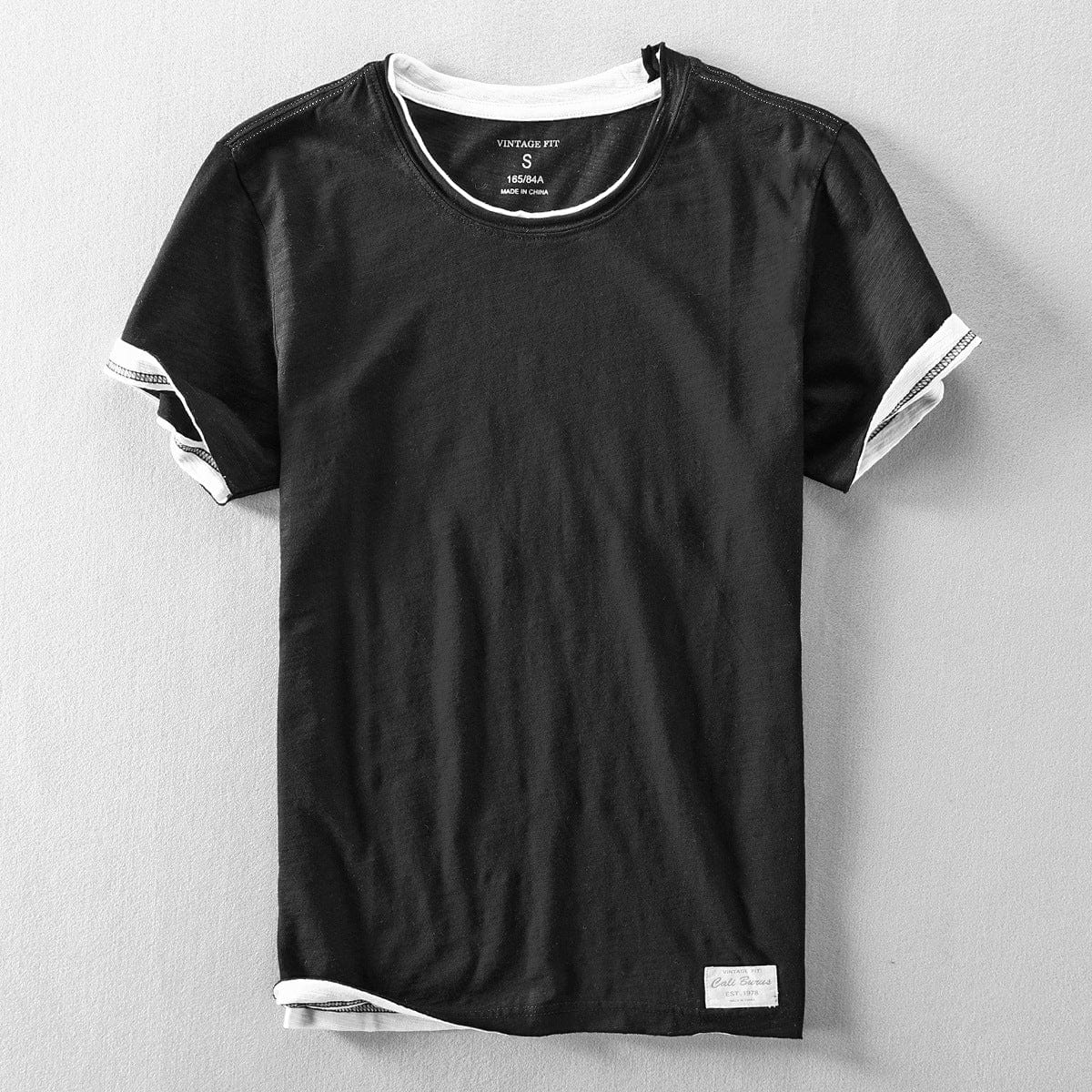 Letni Męski T-Shirt Lekki Bawełniany, Casualowy