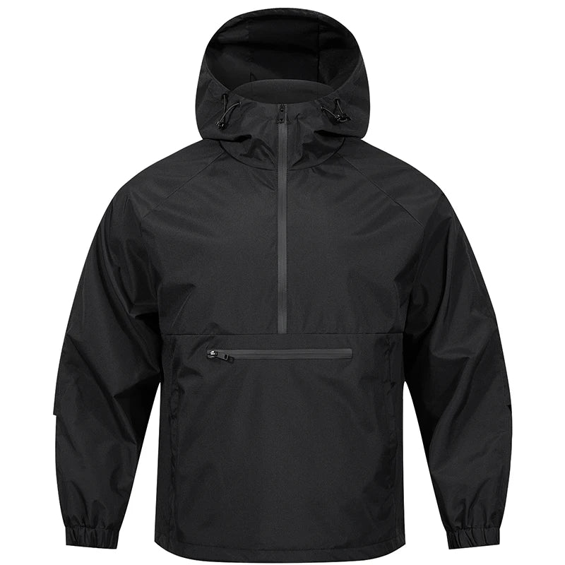 Miko Męska Softshell Kurtka | Odporny na Wiatr, Z Kapturem 0