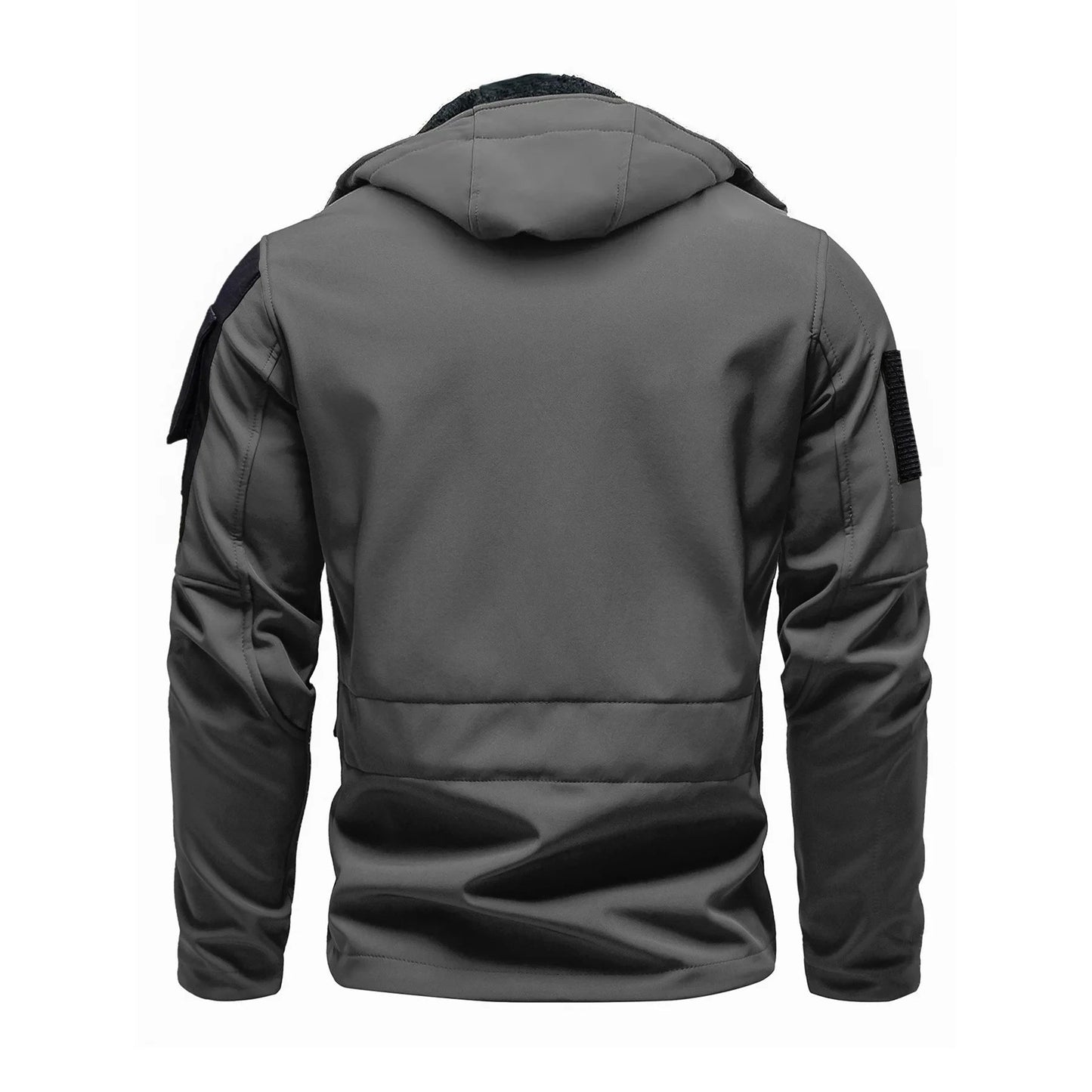 Mistrz Męska Kurtka Softshell | Wodoodporna, Regulowany Kaptur, Czarna 3
