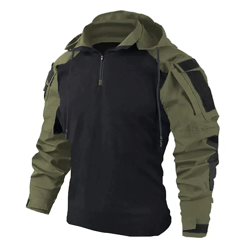 Takticzna Męska Kurtka Softshell | Wodoodporna, Z Kapturem 1