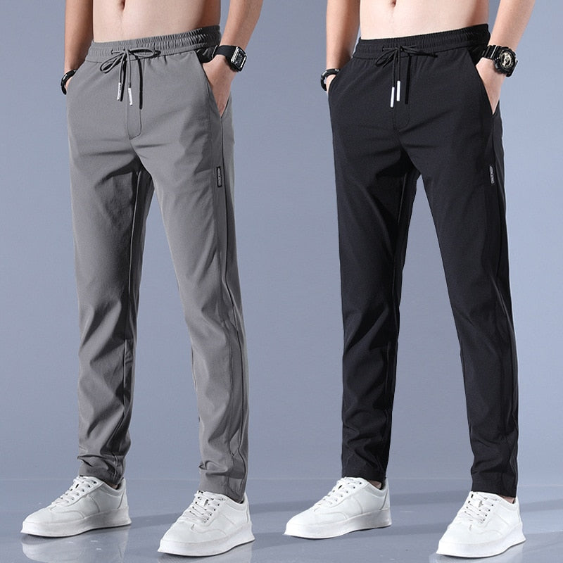 Męskie Spodnie Dresowe w kroju slim fit