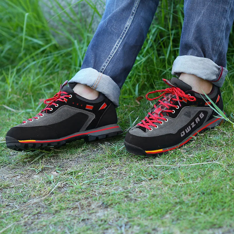 Męskie Buty Wędrówkowe Wytrzymała Tkanina Syntetyczna