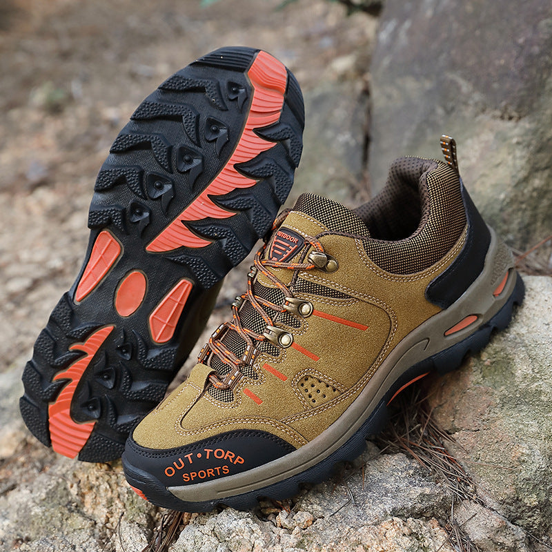 Stylowe Męskie Buty Trekkingowe Antypoślizgowa Podeszwa, Sportowe