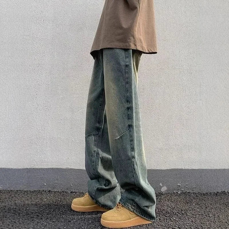 Lando Męskie Jeansy | Szerokie Baggy, Styl Uliczny, 100% Bawełna 2