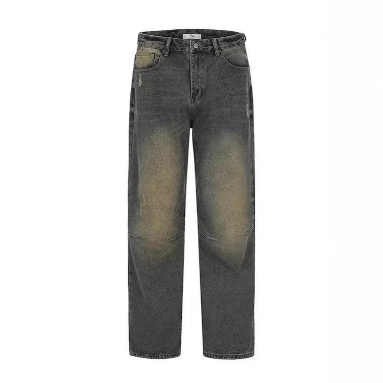 Lando Męskie Jeansy | Szerokie Baggy, Styl Uliczny, 100% Bawełna 4
