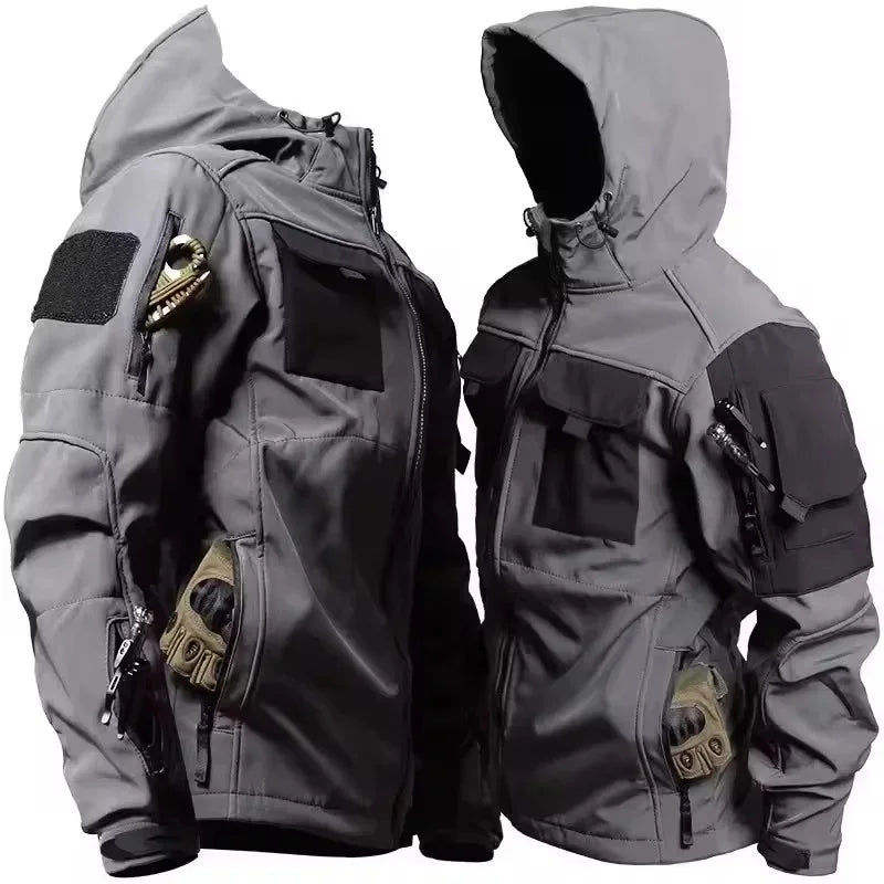 Szybka Męska Kurtka Softshell | Wodoodporna, Z Kapturem 1