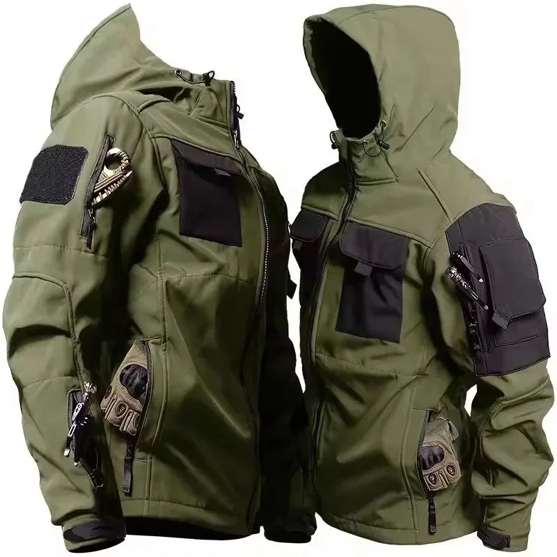 Szybka Męska Kurtka Softshell | Wodoodporna, Z Kapturem 2