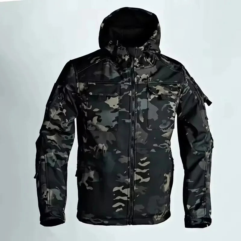Szybka Męska Kurtka Softshell | Wodoodporna, Z Kapturem 3