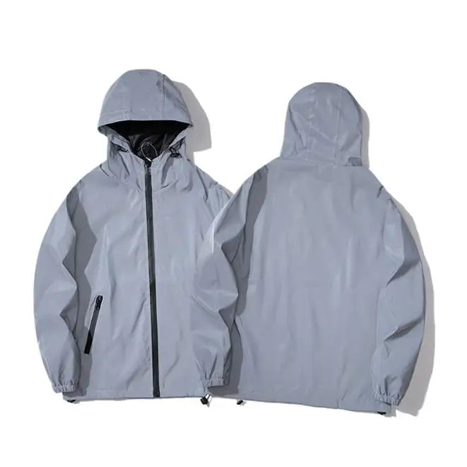 Szybka Męska Kurtka Softshell | Wodoodporna, Refleksyjna z Kapturem 0