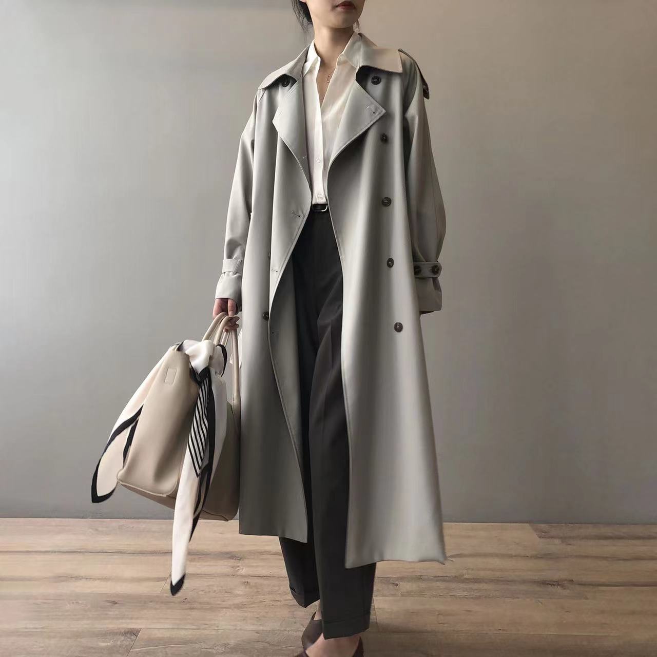 Maris Women's Raincoat | Waterproof, Classic Black Trench 1