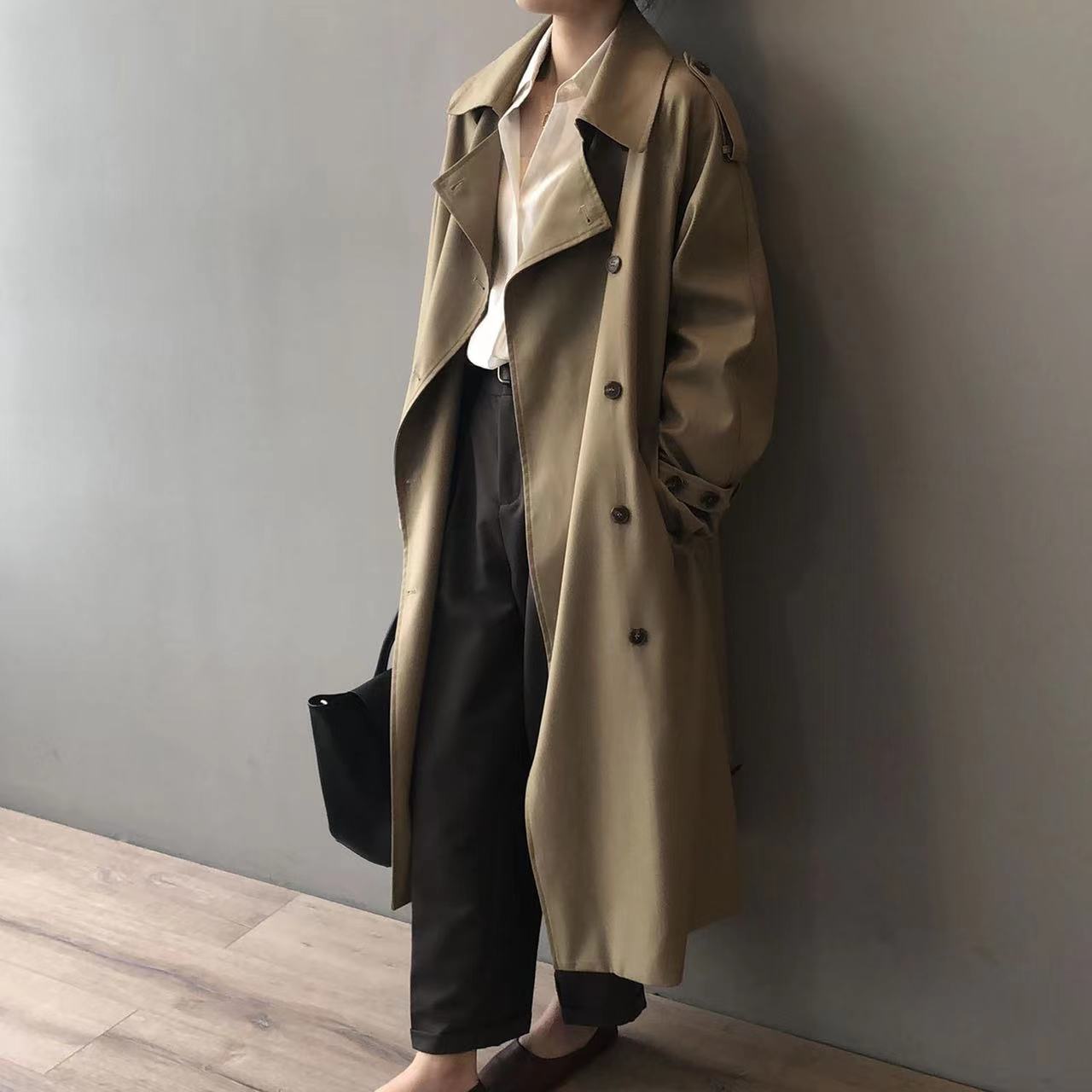 Maris Women's Raincoat | Waterproof, Classic Black Trench 3
