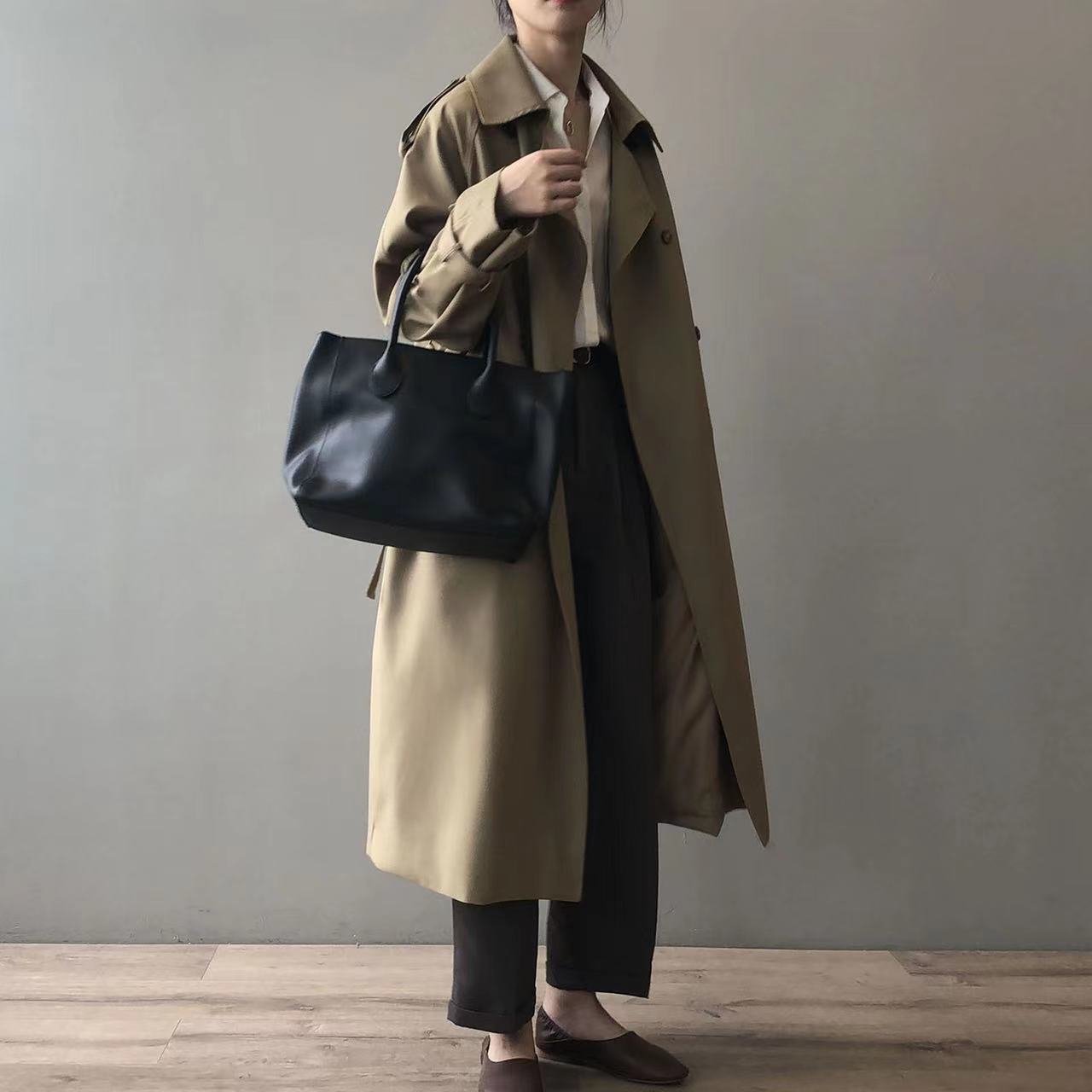 Maris Women's Raincoat | Waterproof, Classic Black Trench 4