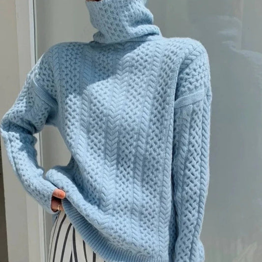 Kusi Women's Pullover | Warm High Collar, Perfect for Any Occasion 0
