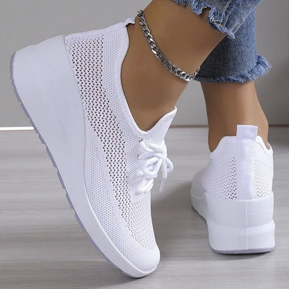 Damskie Buty Sportowe, Oddychający Materiał idealne na każdą okazję