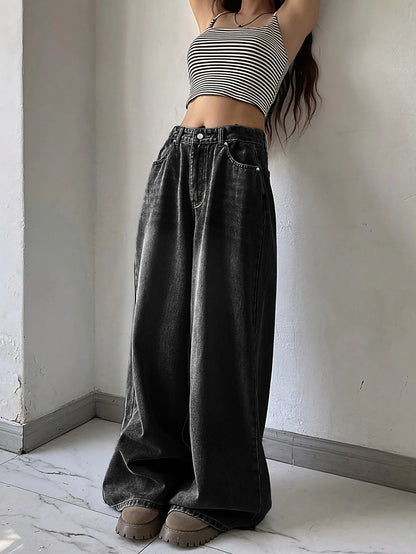 Maja Damskie Baggy Jeansy | 100% Bawełna, Klasyczny Styl 3