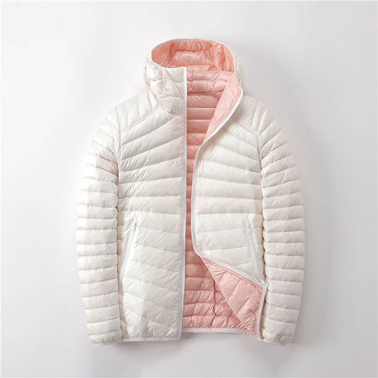 Lila Women's Spring Jacket | Reversible Design with Hood 0