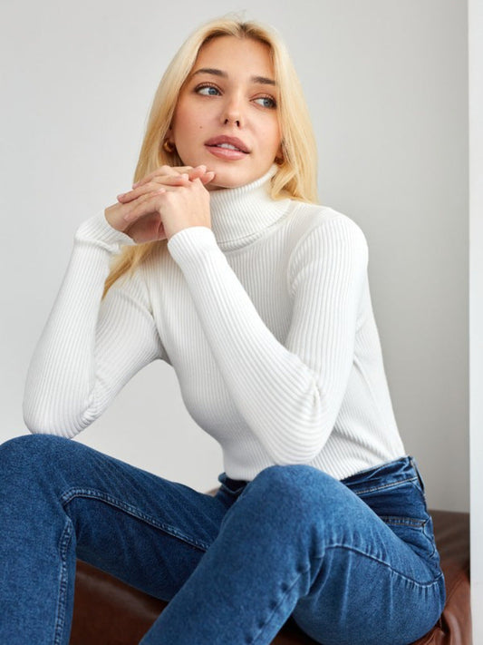 Klara Women's Turtleneck Sweater | Classic Style, Versatile Design 0