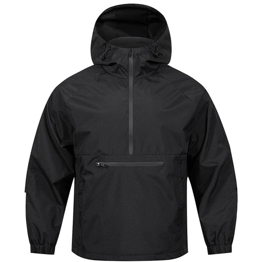 Miko Męska Softshell Kurtka | Odporny na Wiatr, Z Kapturem 0