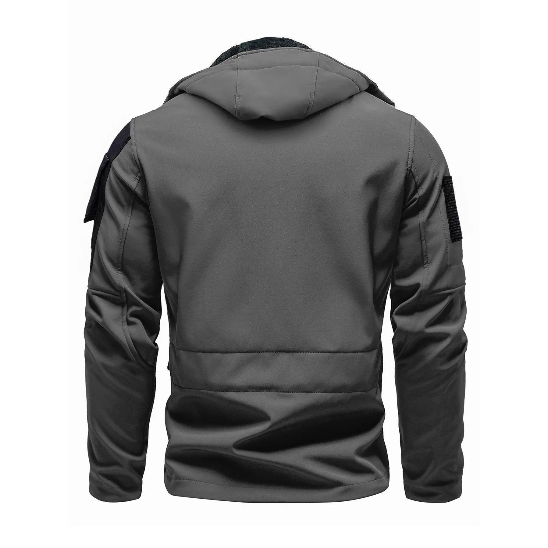 Mistrz Męska Kurtka Softshell | Wodoodporna, Regulowany Kaptur, Czarna 3