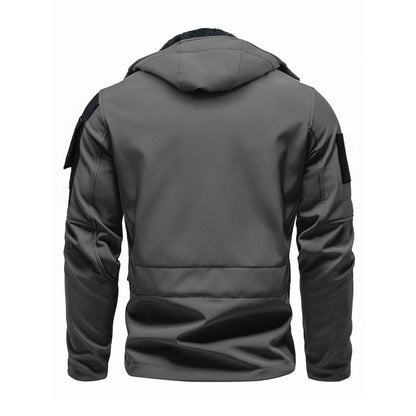 Mistrz Męska Kurtka Softshell | Wodoodporna, Regulowany Kaptur, Czarna 3