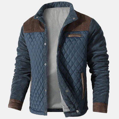 Miko Męska Kurtka Zimowa | Dwukolorowy Design, Syntetyczna Tkanina 0
