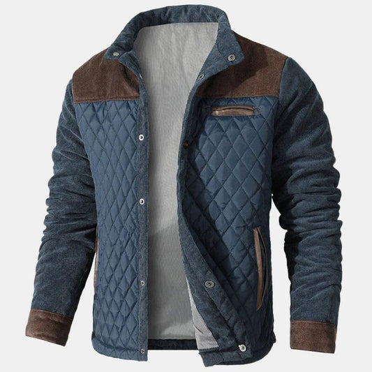 Miko Męska Kurtka Zimowa | Dwukolorowy Design, Syntetyczna Tkanina 0