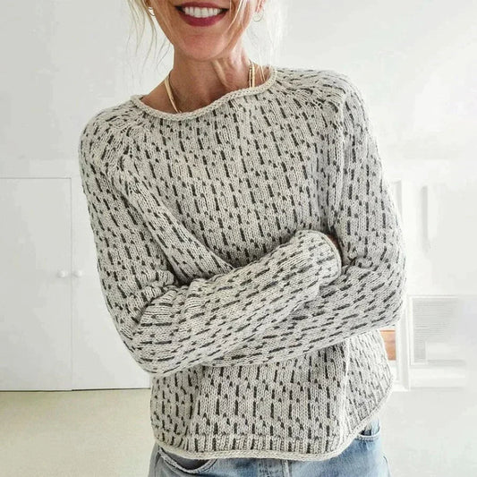 Mistral Women's Sweater | Elegancki Szary, Długi Rękaw 0