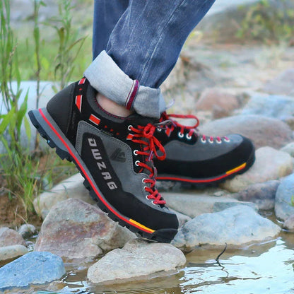Męskie Buty Wędrówkowe Wytrzymała Tkanina Syntetyczna
