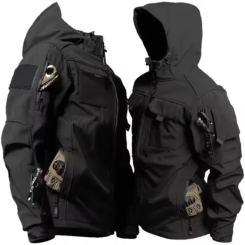 Szybka Męska Kurtka Softshell | Wodoodporna, Z Kapturem 0