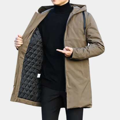 Eko Męska Kurtka Zimowa | Wodoodporny Poliester, Elegancka i Ocieplana 2